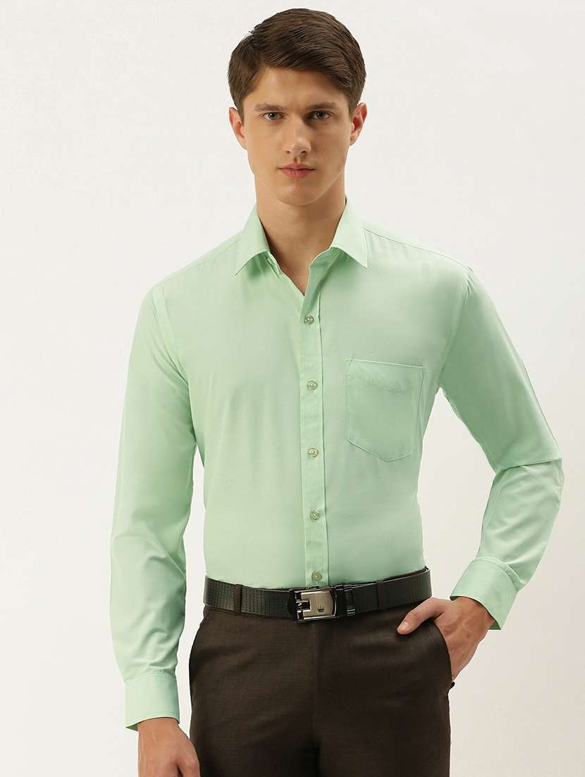 men solid long sleeve regular fit t-shirt