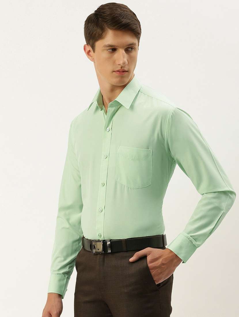 men solid long sleeve regular fit t-shirt - 22039675 -  Standard Image - 1