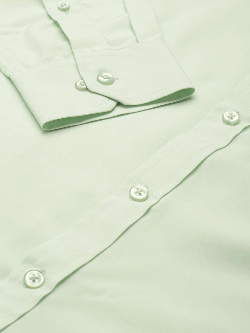 men solid collared long sleeve shirt - 22039679 -  Standard Image - 4