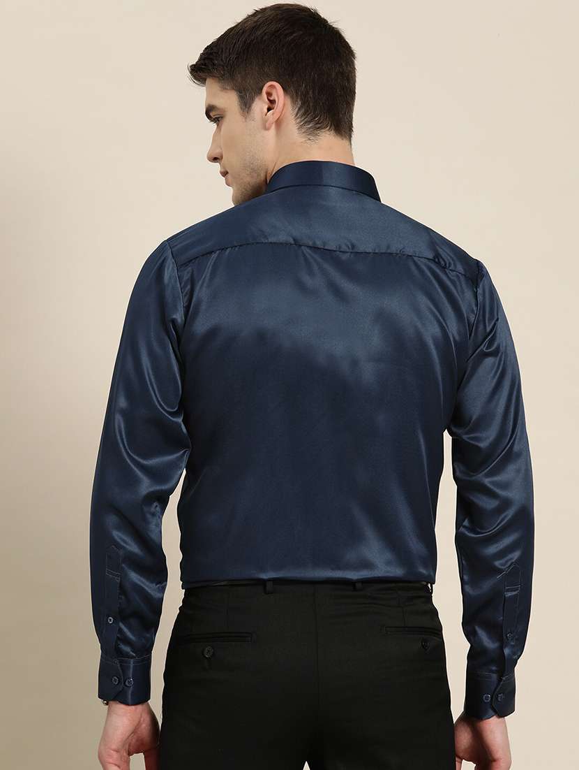 men collared long sleeve regular fit shirt - 22039695 -  Standard Image - 1