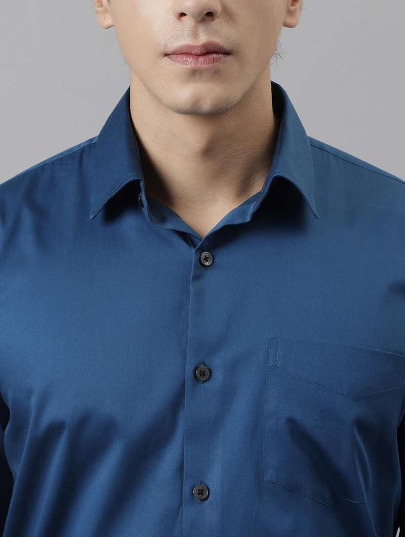 men collared long sleeve regular fit shirt - 22039701 -  Standard Image - 4