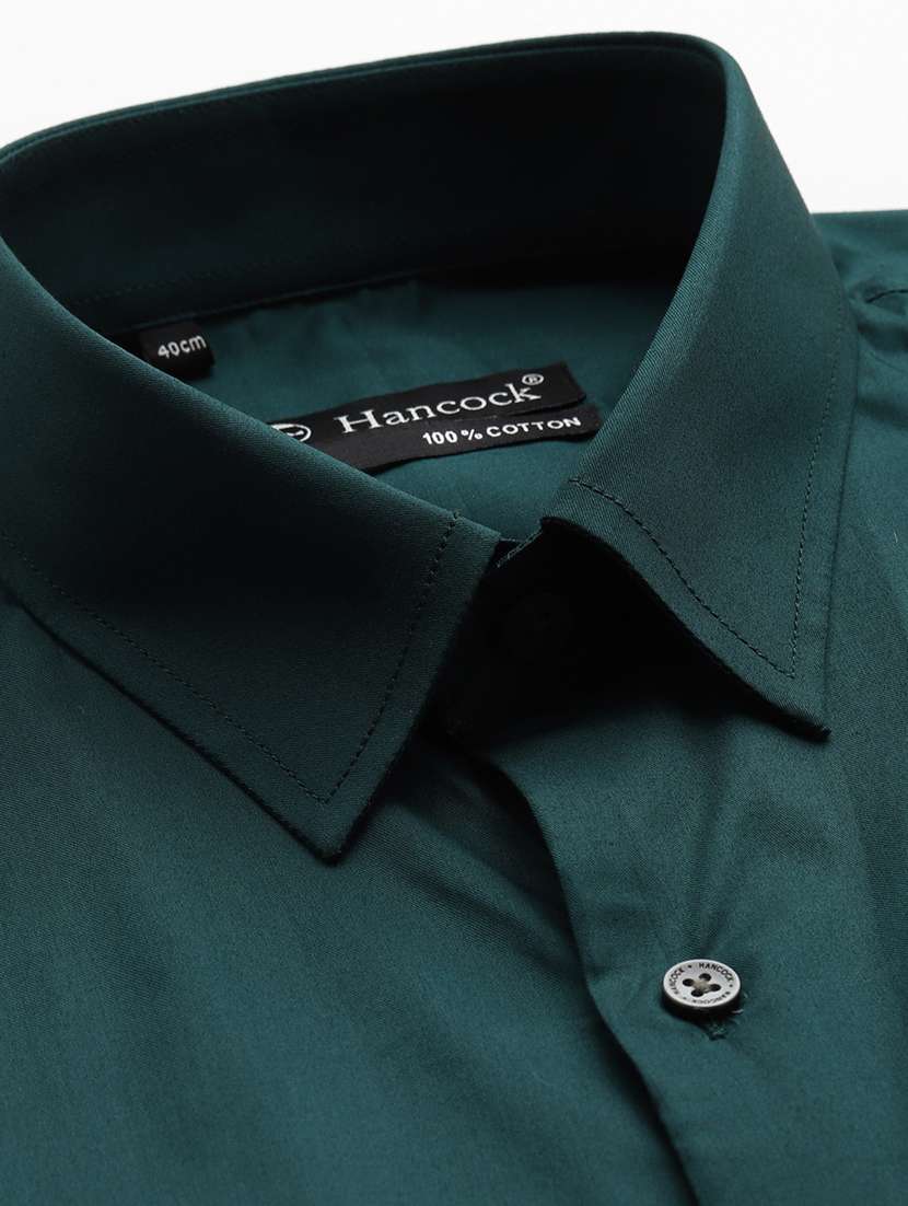 men solid collared long sleeve shirt - 22039702 -  Standard Image - 4