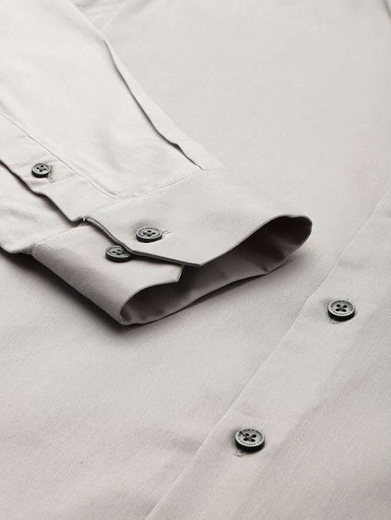 men collared long sleeve regular fit shirt - 22039704 -  Standard Image - 4