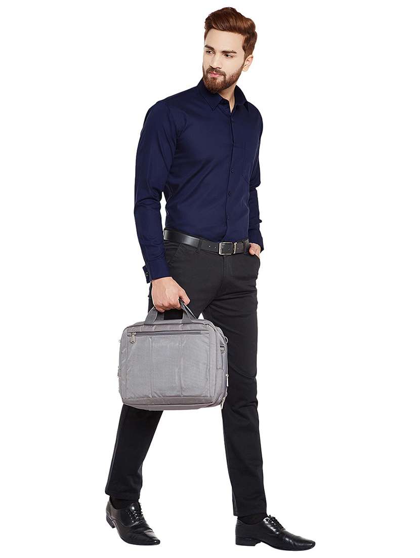 men collared long sleeve regular fit shirt - 22039707 -  Standard Image - 4