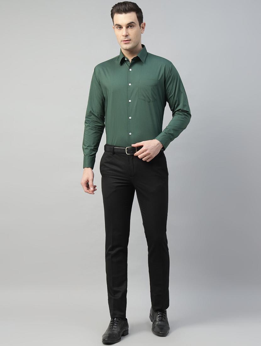 men solid collared long sleeve shirt - 22039716 - Standard Image - 4