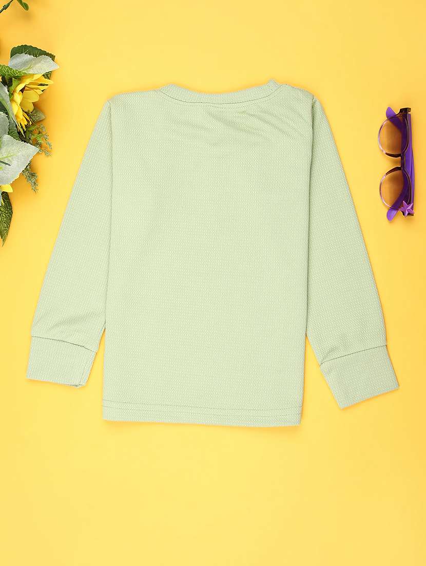 girls printed long sleeve tee - 22040273 -  Standard Image - 1