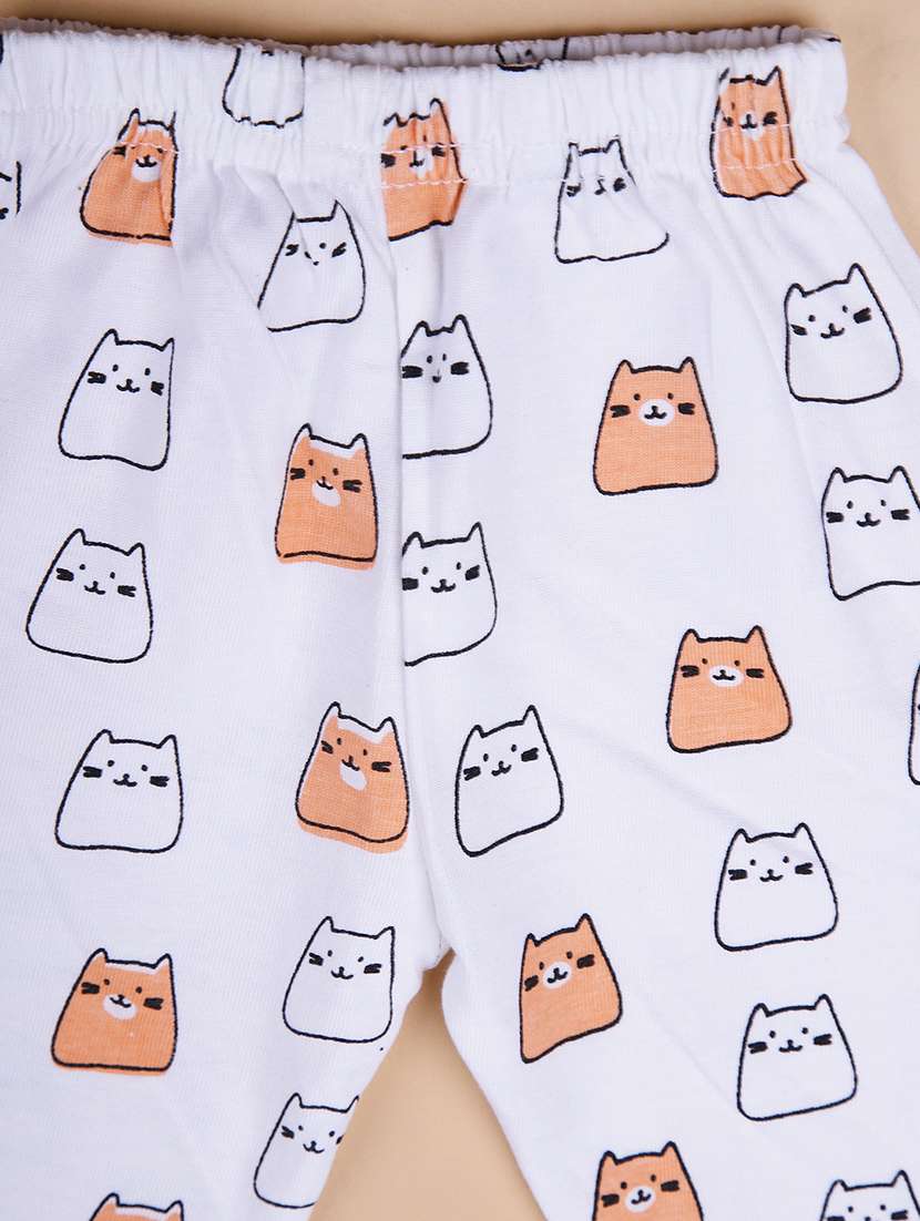 girls printed top and trouser co-ord set - 22040330 -  Standard Image - 4