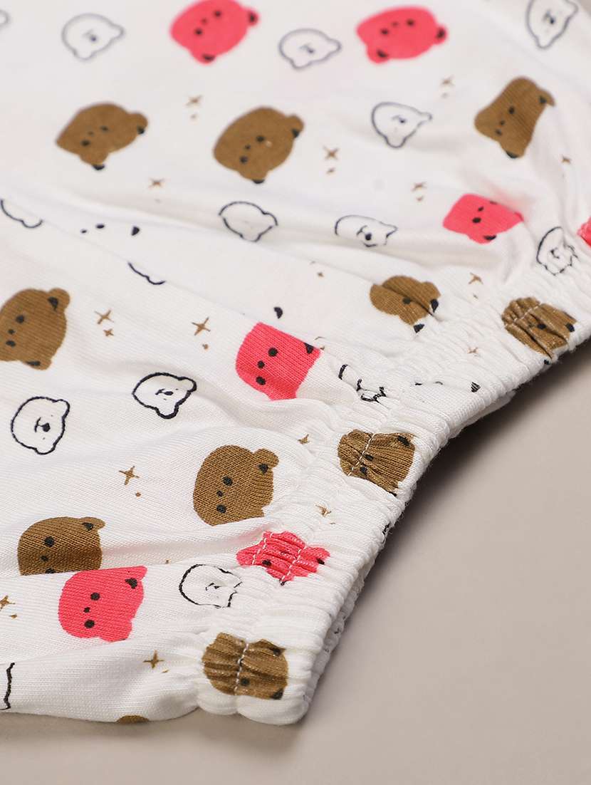 girls printed round neck full length set - 22040333 -  Standard Image - 4