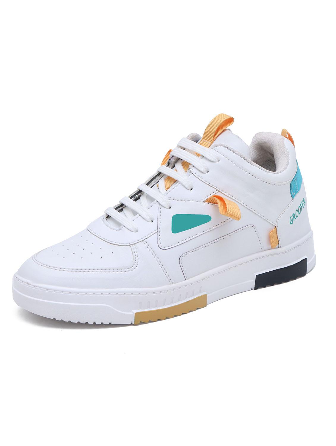 men white lace up sneaker - 22040926 - Standard Image - 1