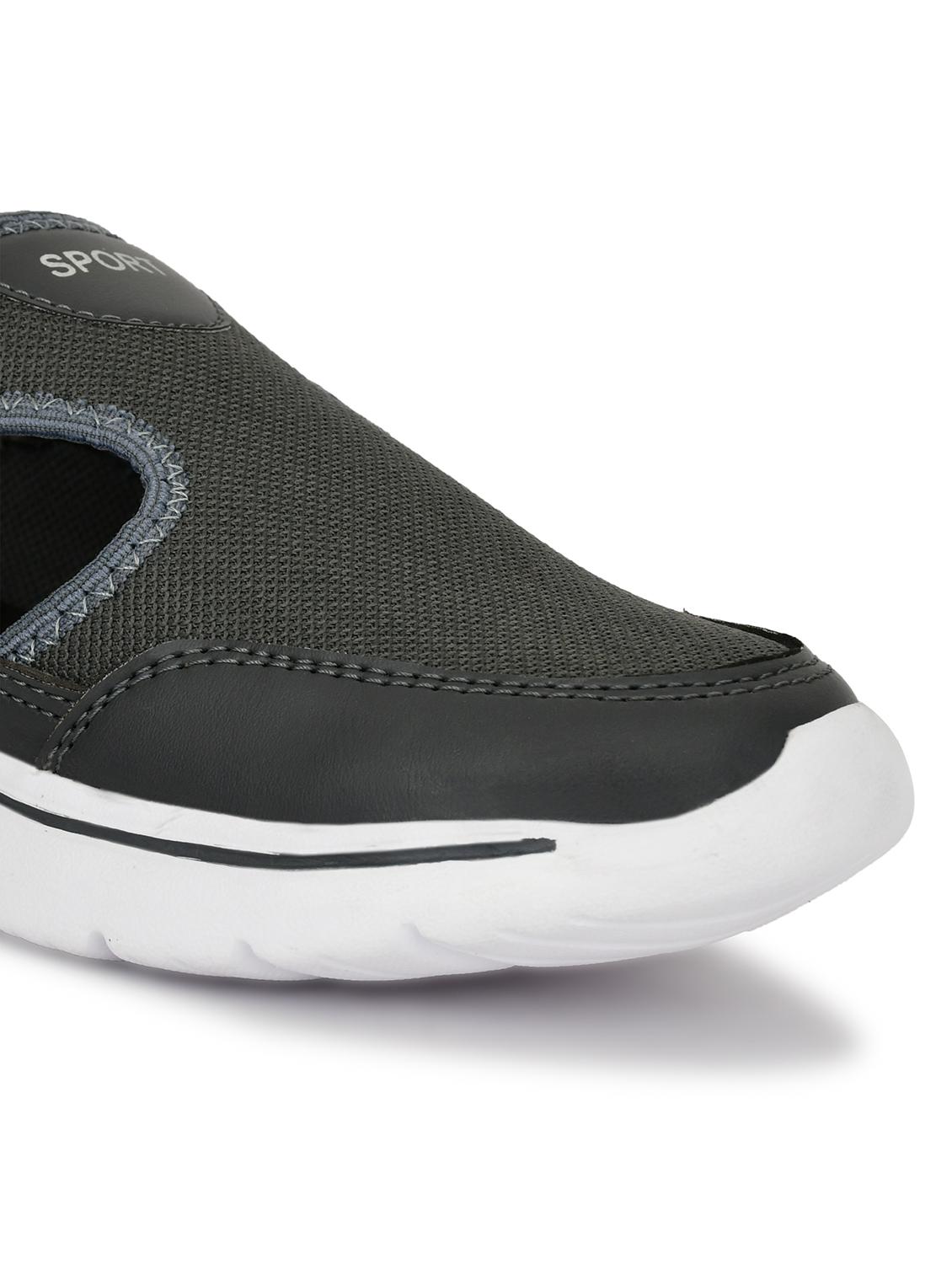 men grey slip on sport shoe - 22040938 - Standard Image - 4