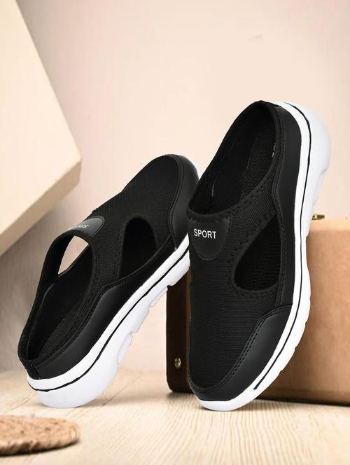 men black slip on sport shoe - 22040939 -  Standard Image - 0
