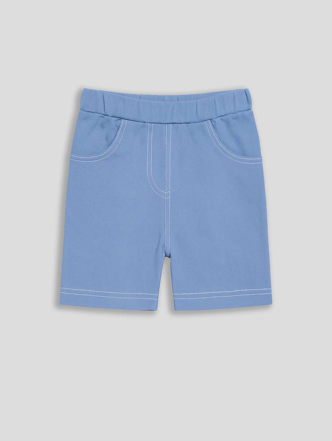 kids pack of 2 solid mid rise regular fit shorts - 22041064 - Standard Image - 4