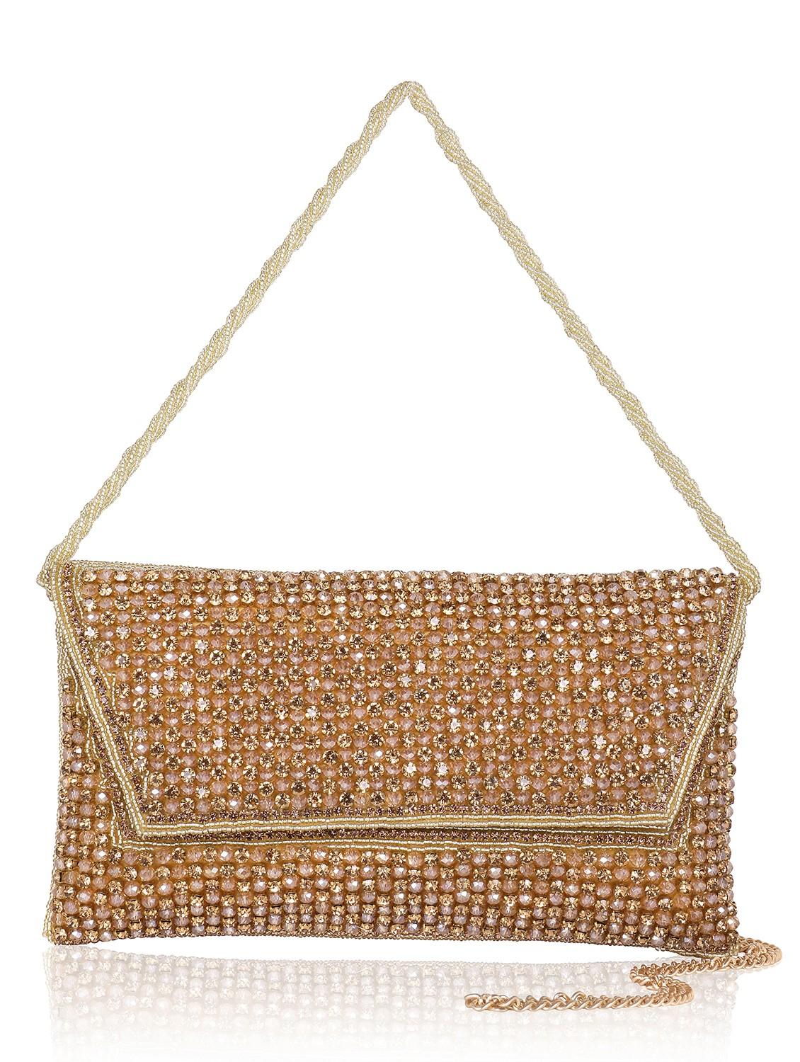 women embellished clutch with flap - 22041132 -  Zoom Image - 0
