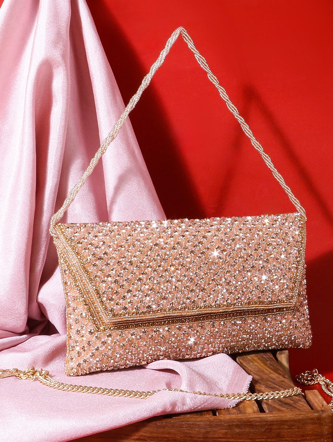 women embellished clutch with flap - 22041132 - Standard Image - 1