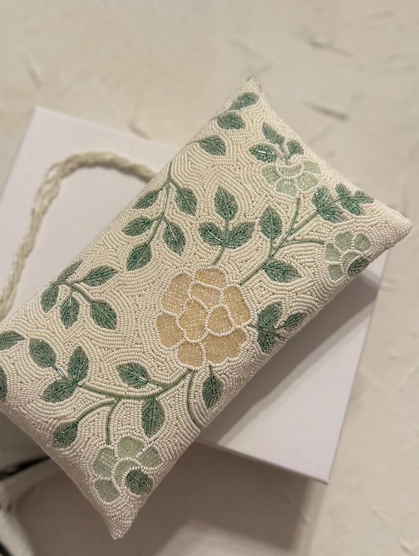 women embellished clutch with flap - 22041133 - Standard Image - 4