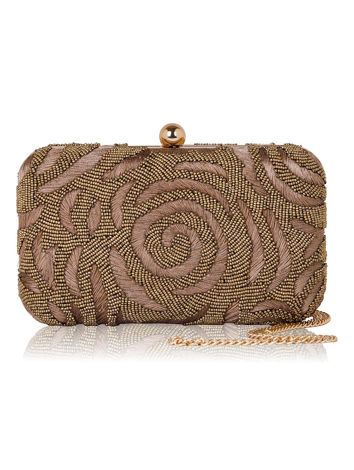 women embellished clutch with flap - 22041136 -  Standard Image - 1