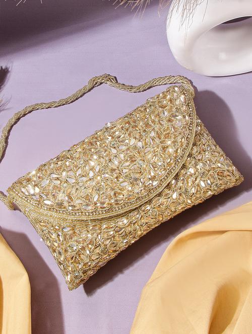 women embellished clutch - 22041145 - Standard Image - 0