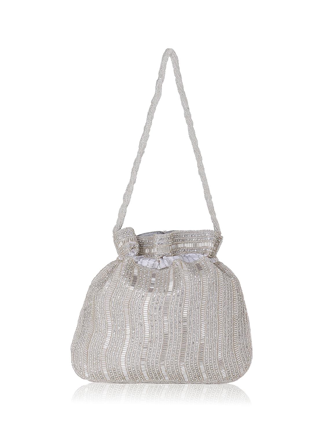 women embellsihed potli bag - 22041147 -  Standard Image - 1