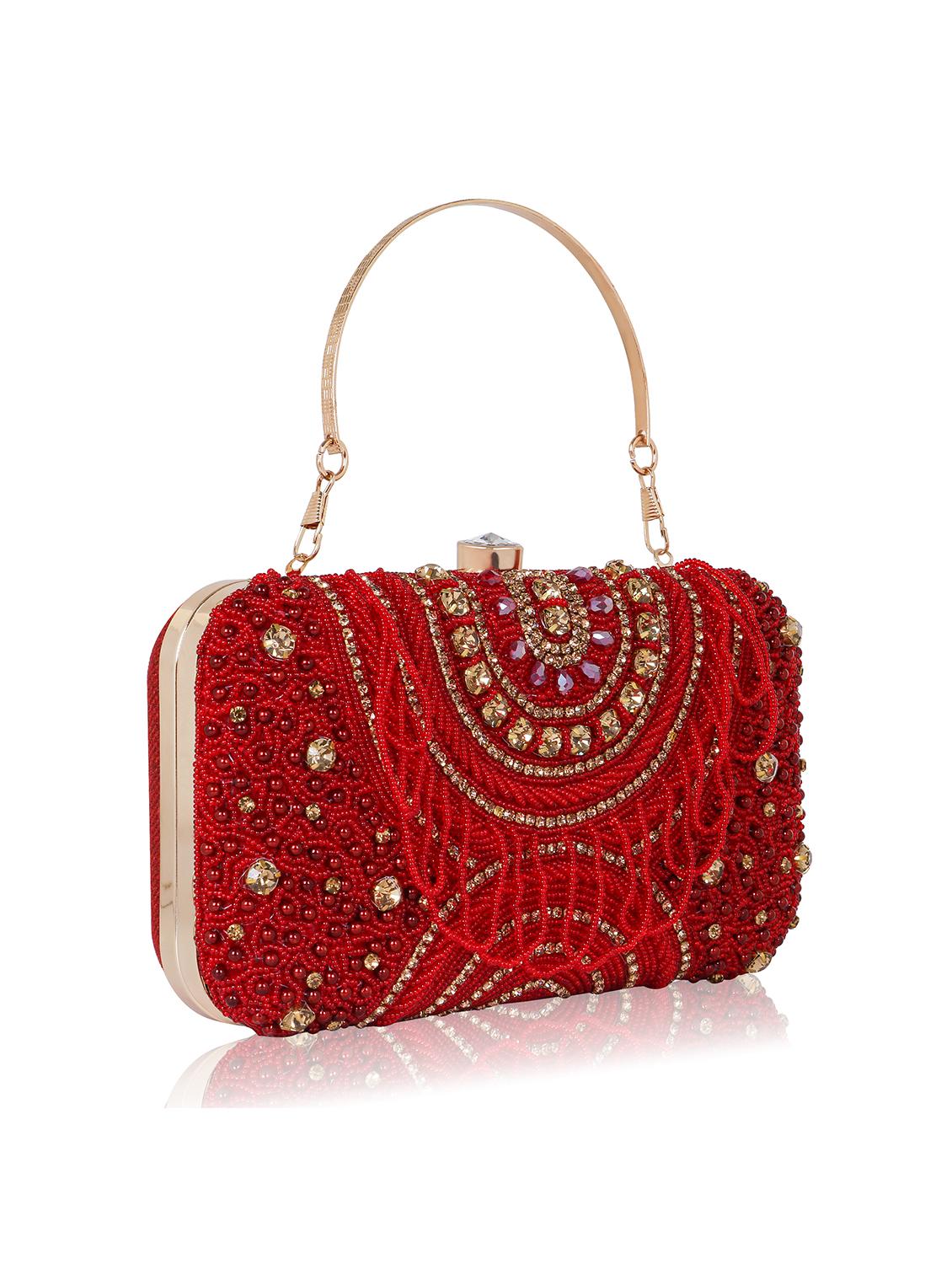 women embellished clutch - 22041150 - Standard Image - 1
