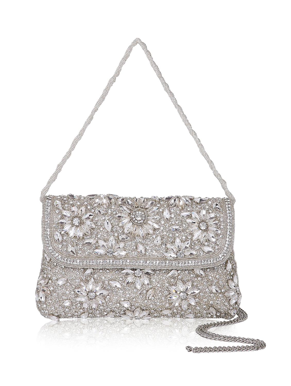 women embellished clutch - 22041153 - Standard Image - 1