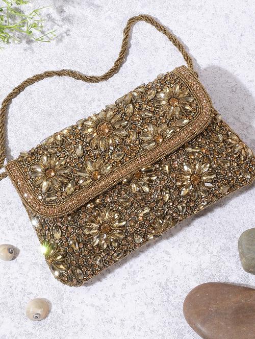 women embellished clutch - 22041156 - Standard Image - 0
