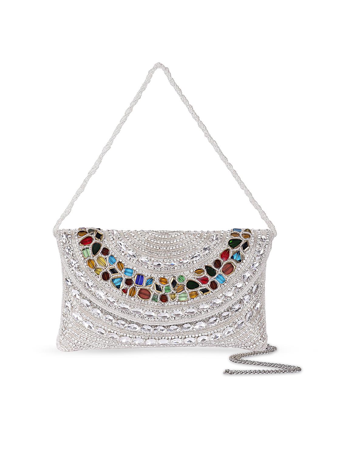 women embellished clutch - 22041163 - Standard Image - 1