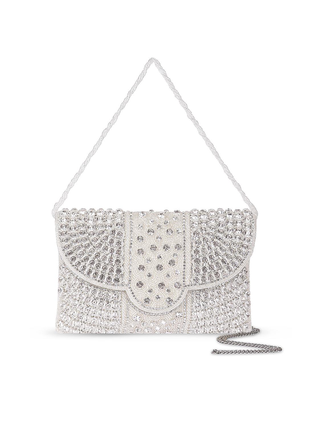 women embellished clutch - 22041167 - Standard Image - 1
