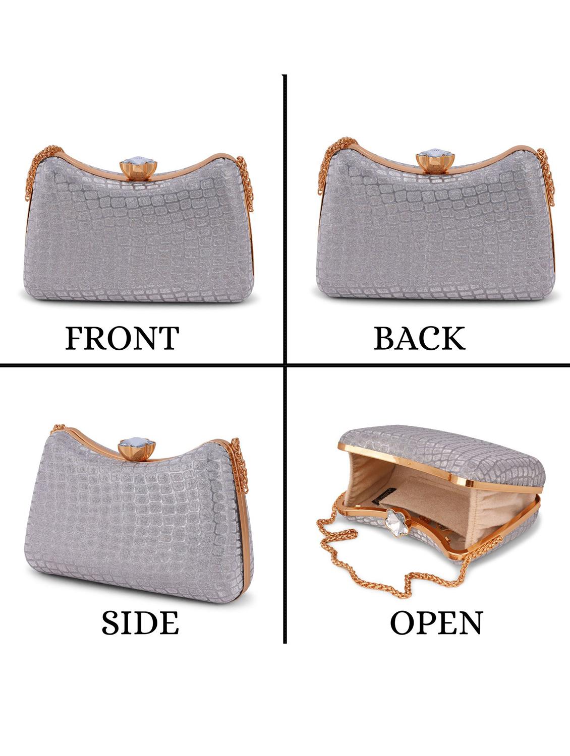 women embellished clutch - 22041171 - Standard Image - 6