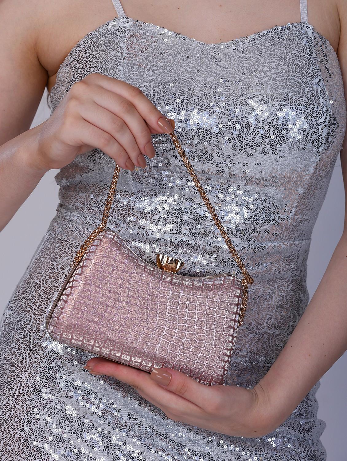 women embellished clutch - 22041177 - Standard Image - 4