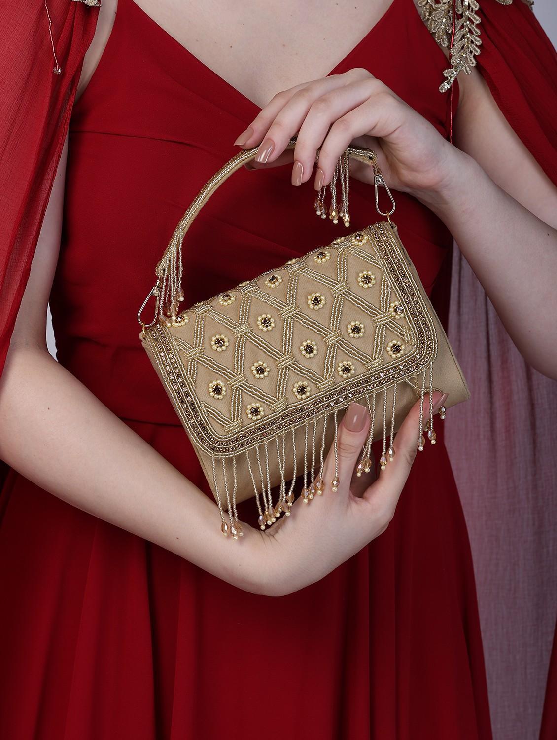 women embellished clutch - 22041178 - Standard Image - 1
