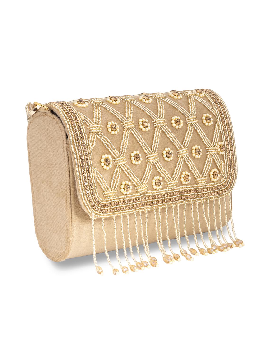 women embellished clutch - 22041178 - Standard Image - 4