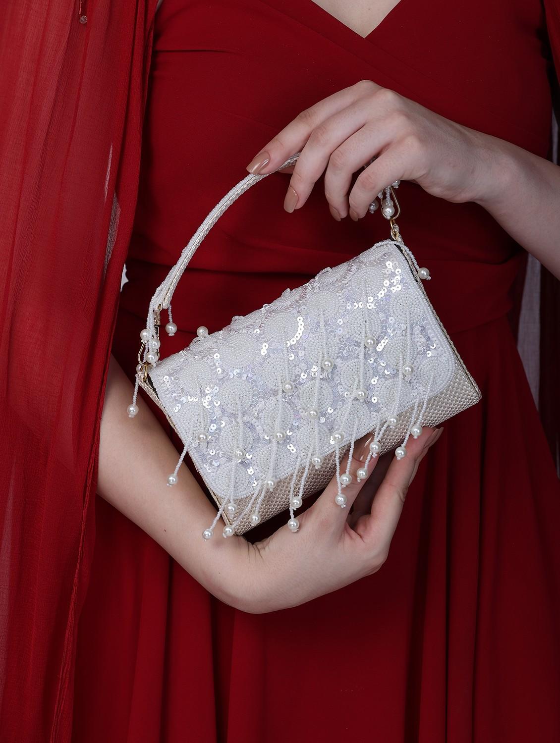 women embellished clutch - 22041181 - Standard Image - 4