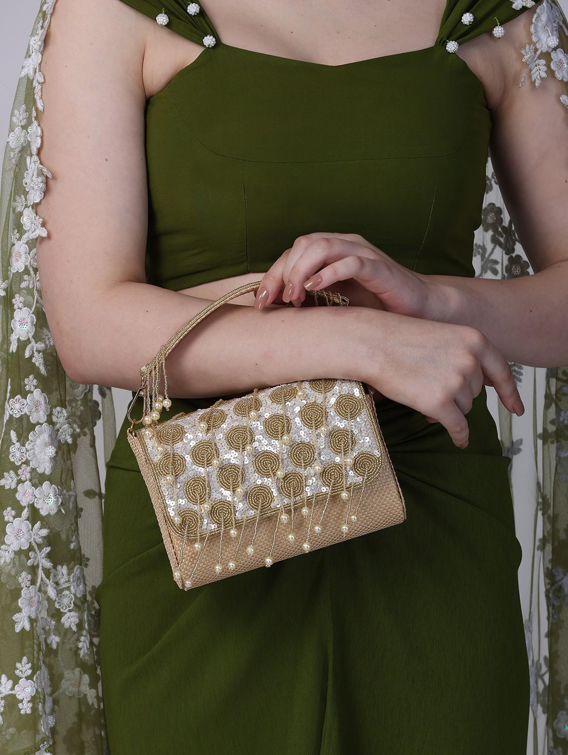 women embellished clutch - 22041182 - Standard Image - 4