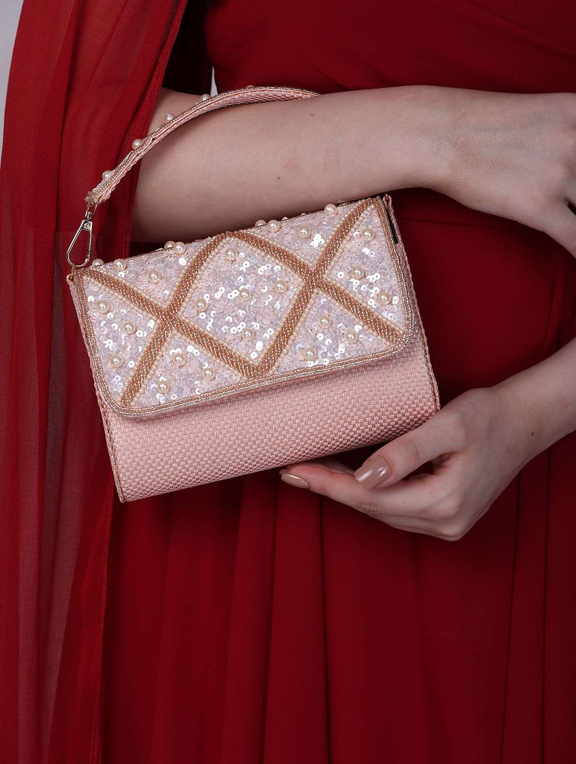 women embellished clutch - 22041185 - Standard Image - 1