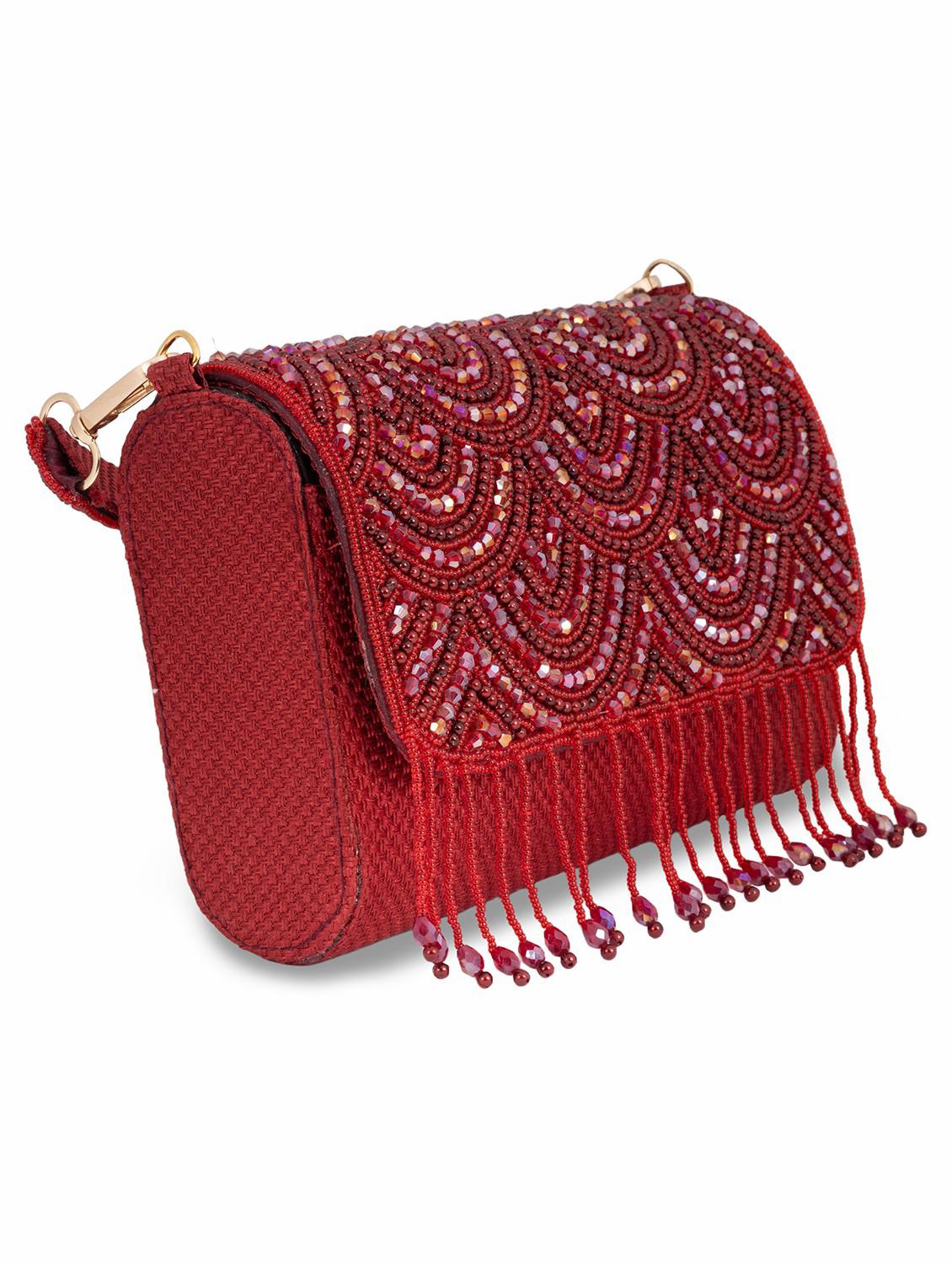 women embellished clutche - 22041192 - Standard Image - 4