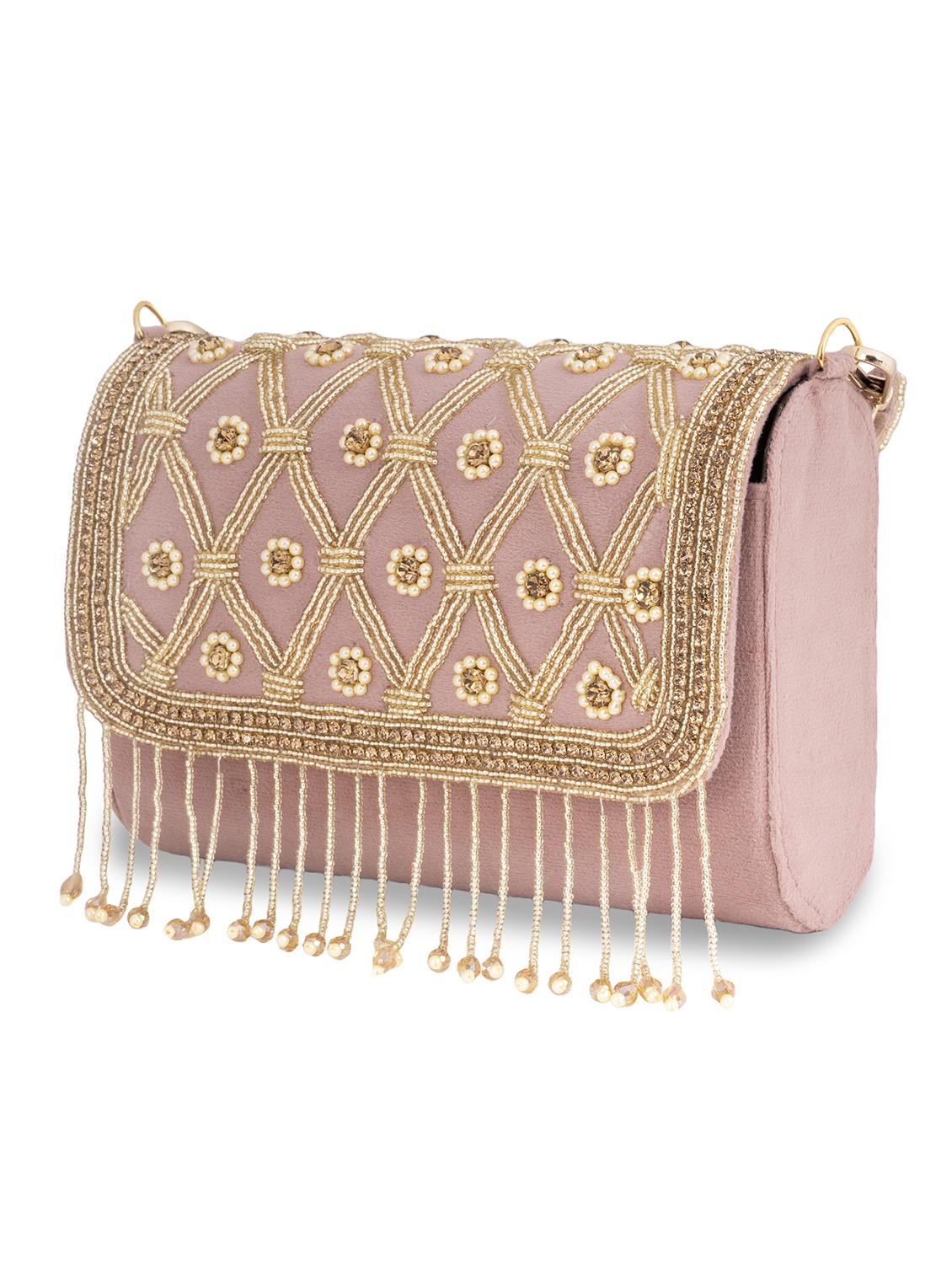 women embellished clutche - 22041193 - Standard Image - 4