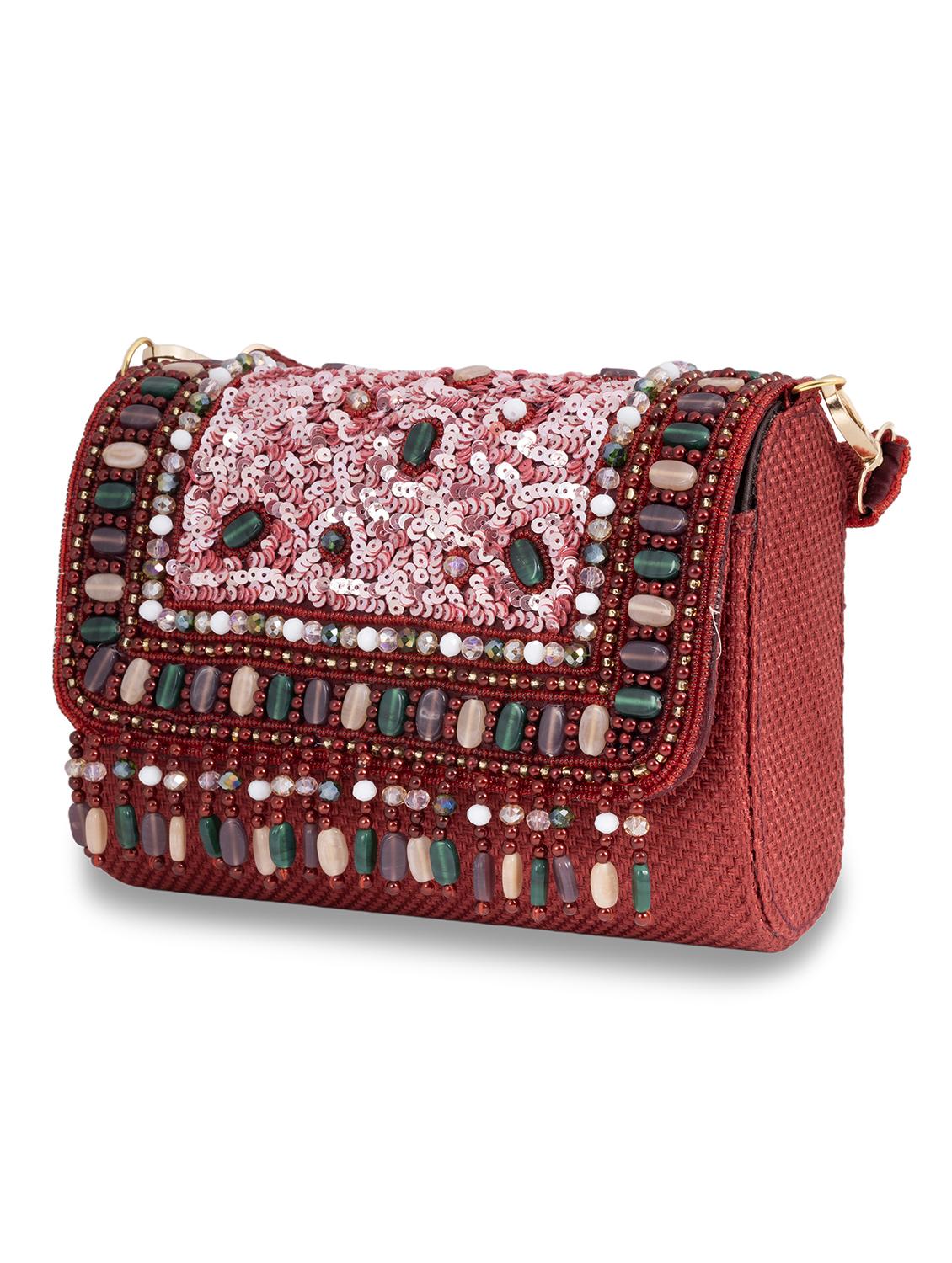 women embellished clutche - 22041194 - Standard Image - 4