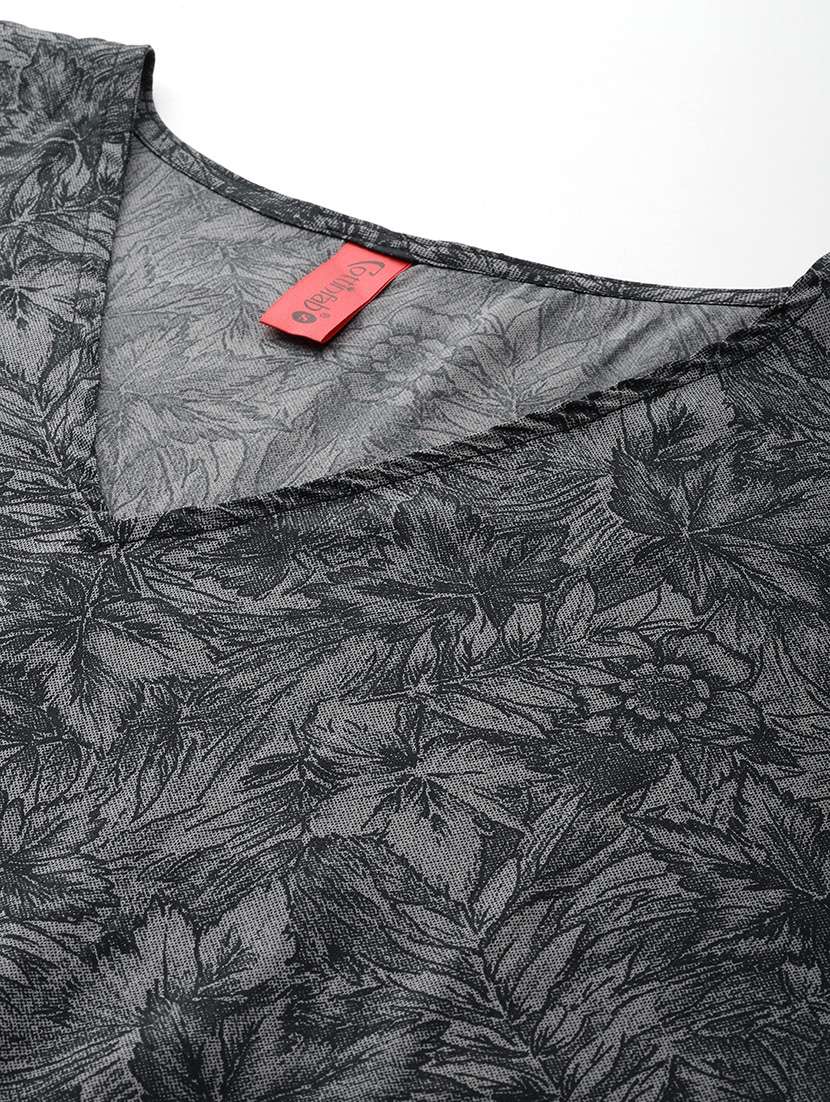 women printed kimono sleeve kaftan dress - 22041307 - Standard Image - 4