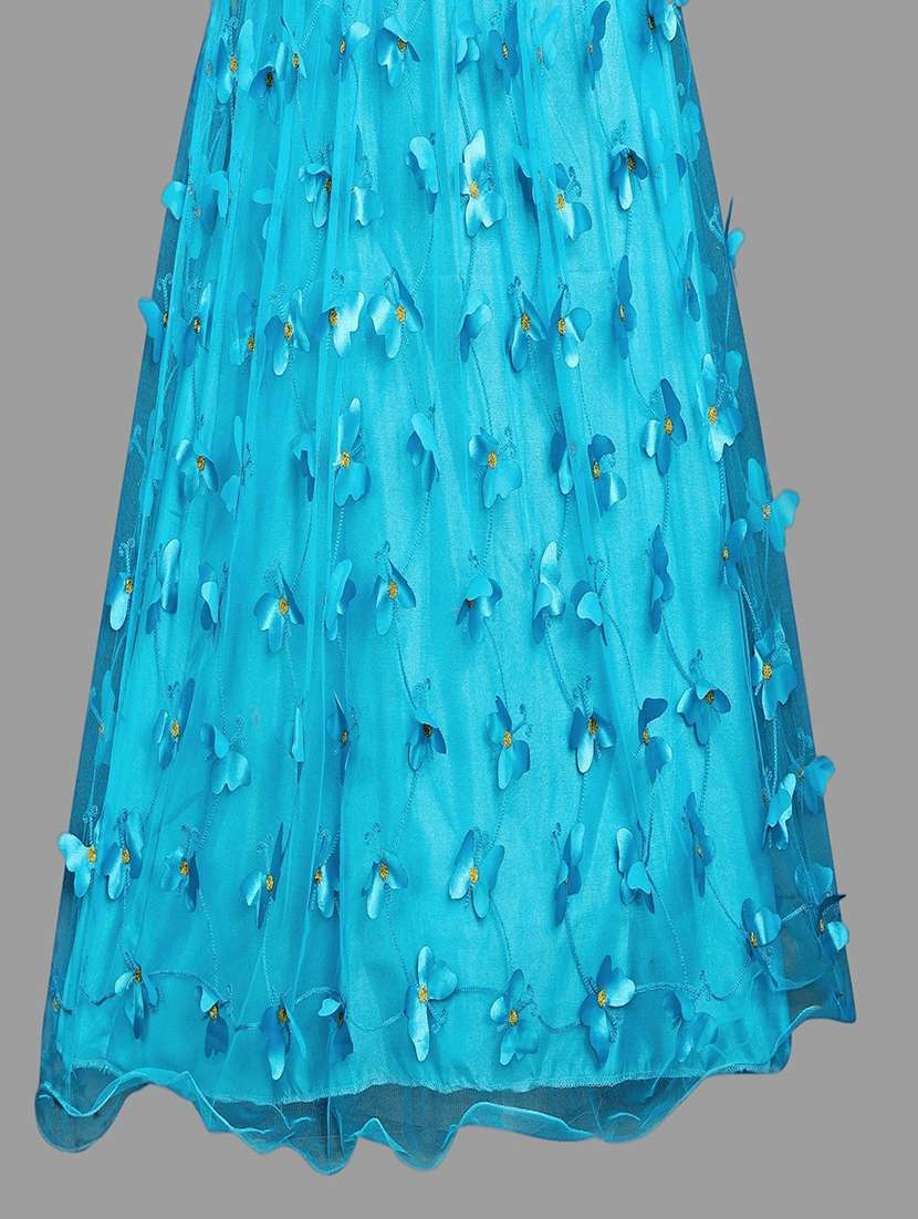 women self designed sleeveless fit & flare dress - 22041418 - Standard Image - 4