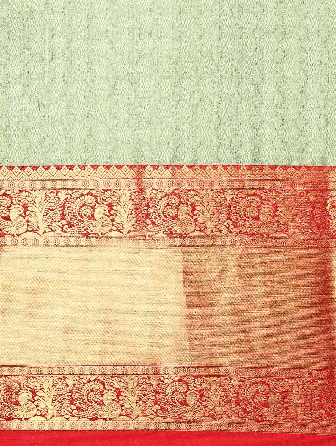 women self design kanjivaram saree with blouse - 22041516 - Standard Image - 4