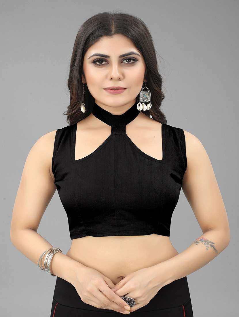 women ombre printed bordered saree with blouse - 22041578 - Standard Image - 4