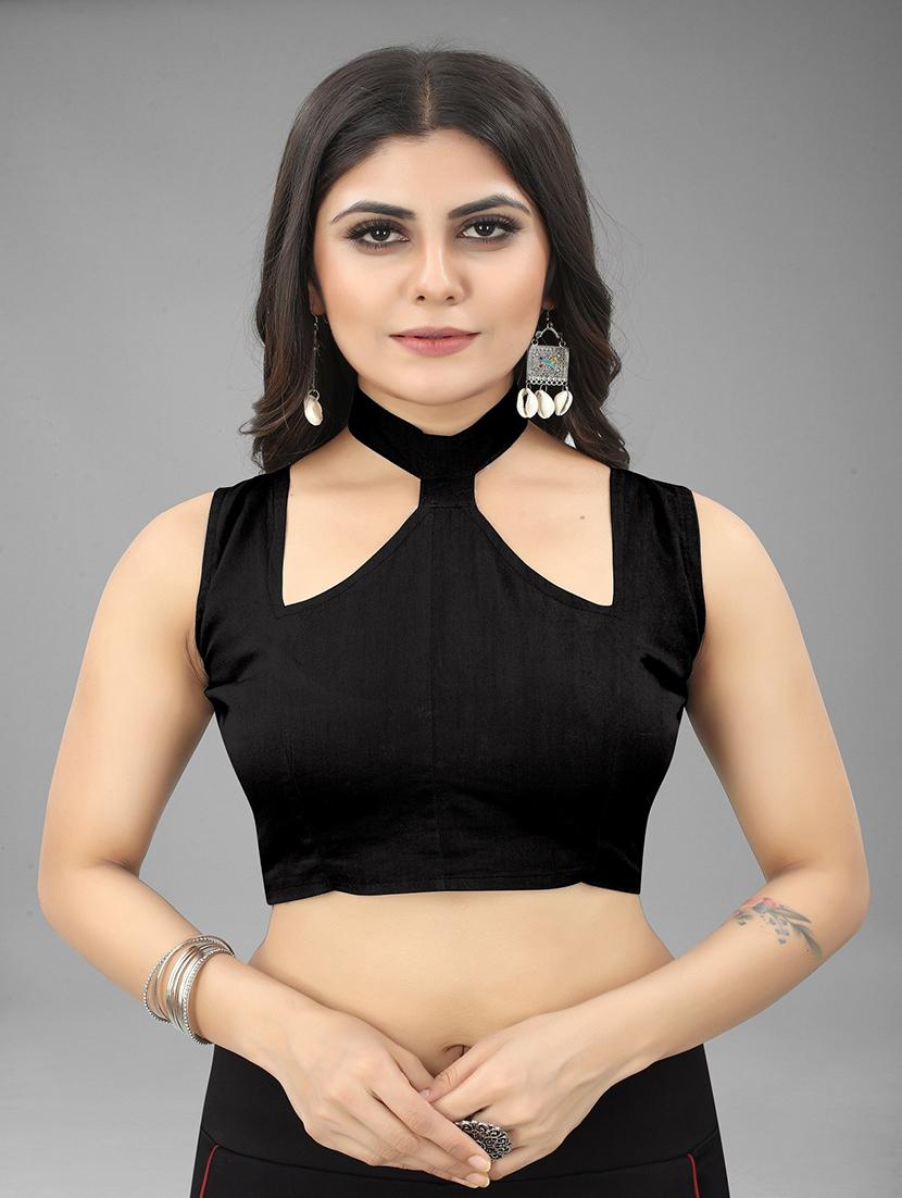 women ombre printed bordered saree with blouse - 22041583 - Standard Image - 4