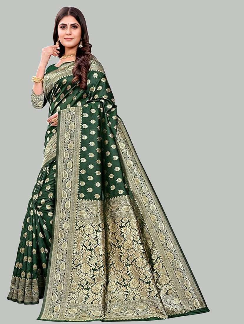 women self design banarasi saree with blouse - 22041673 -  Standard Image - 1