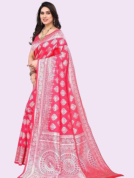 women self design banarasi saree with blouse - 22041682 -  Standard Image - 1