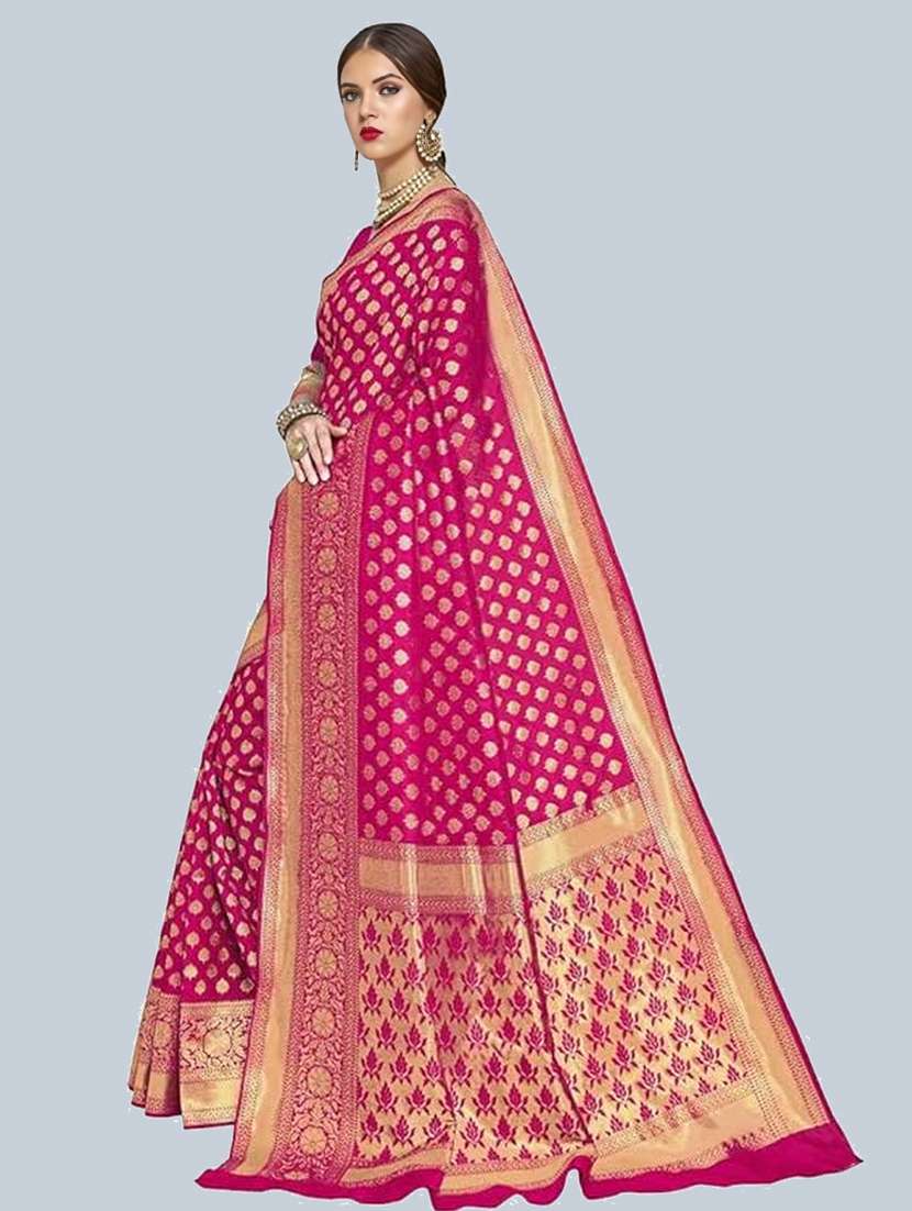women self design banarasi saree with blouse - 22041688 -  Standard Image - 1