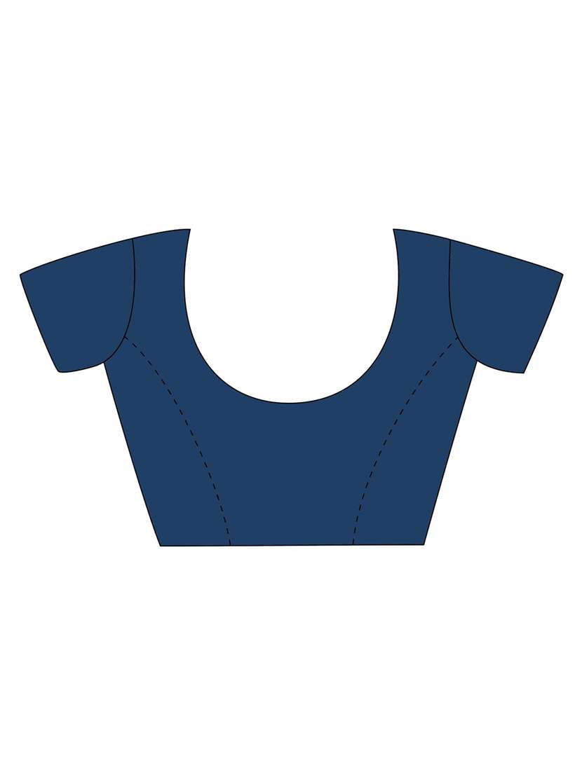 women printed casual wear saree with blouse - 22041713 -  Standard Image - 4