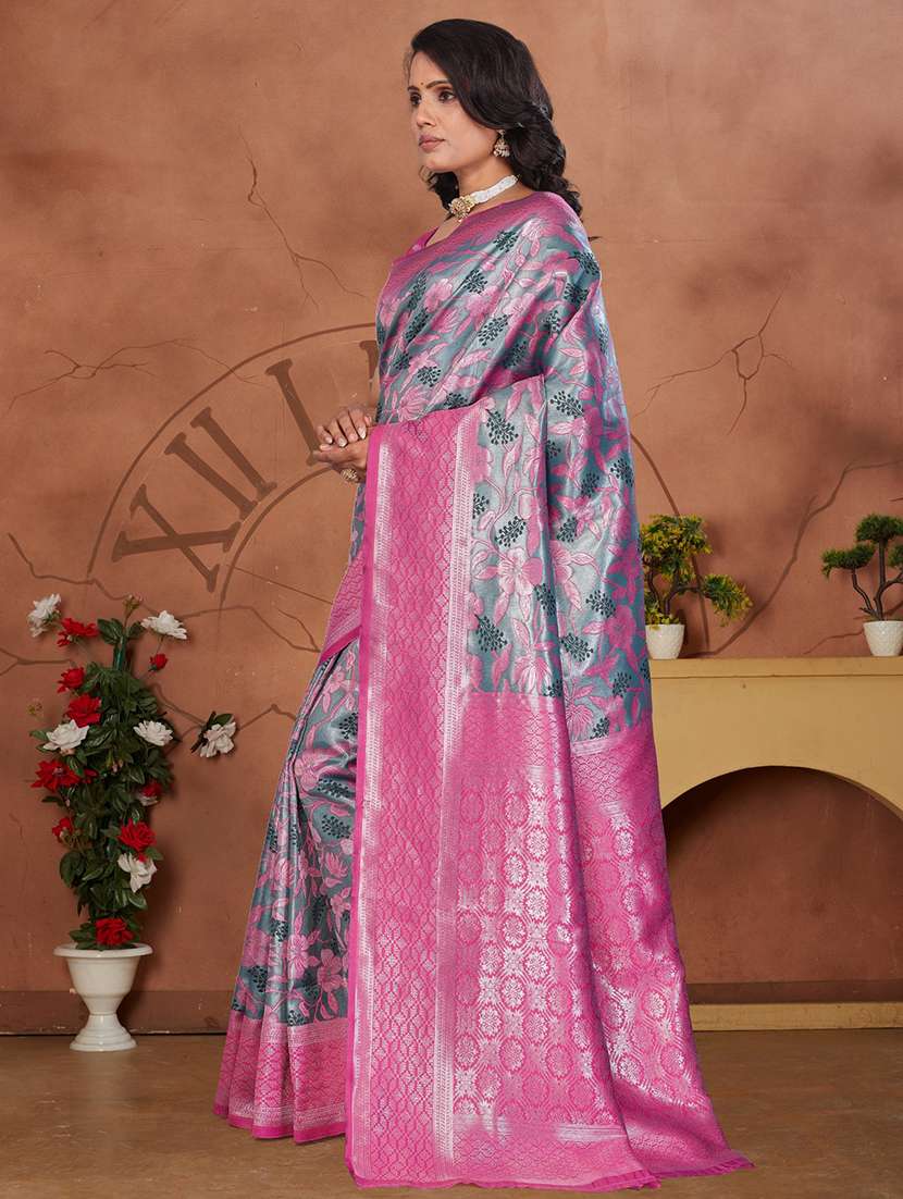 women self design banarasi saree with blouse - 22041733 -  Standard Image - 1
