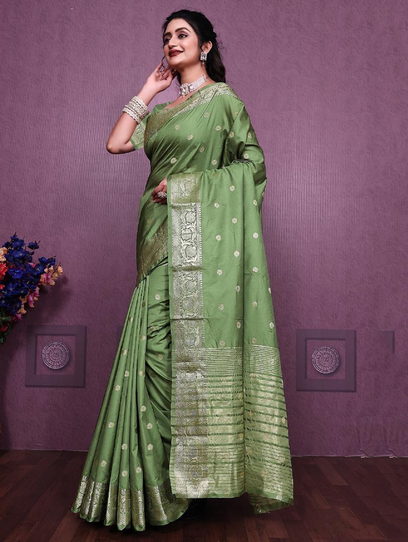 women self design banarasi saree with blouse - 22041825 - Standard Image - 1