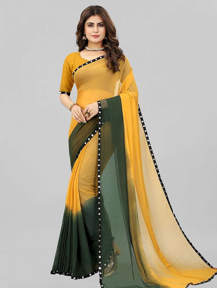 women ombre printed saree with blouse - 22041930 - Standard Image - 1