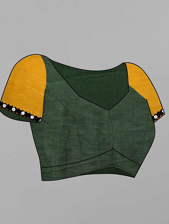 women ombre printed saree with blouse - 22041930 - Standard Image - 4
